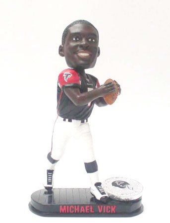 Atlanta Falcons Michael Vick 2006 NFL Coin Base Bobble Head