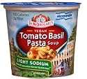 Light Sodium Tomato Basil Pasta Soup