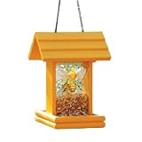 ABC Products Hot House ~ Bird Feeder - With Decorative Yellow Bee by e & h company