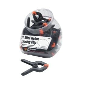 WILMAR WLMW986 30 Piece 1" Mini Nylon Spring Clamp Fish Bowl Merchandiser