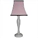 Pam Grace Creations LPW-PRETTY Pretty in Pink Lamp in White