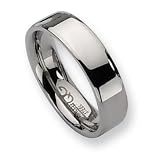 Stainless Steel Beveled Edge 6mm Polished Band