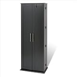 Prepac Furniture Locking Media Cabinet Multimedia Storage