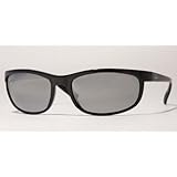 Ray Ban Sunglasses RB 2027 Predator 2 601/82 Black/Grey Mirror Silver Polarized, 63mm