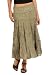 Women's Dress Skirt w/Tiers and Silver Embroidery