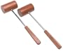 Charcoal Companion Rosewood Salt and Pepper Shakers