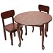 Kitchen: Small picture for Gift Mark Queen Anne Round Table & Chair Set   Cherry