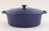 Review Dexam (First Order Account) 11873319 / Chasseur Cast Iron 31cm, 4.8ltr Oval Cobalt Blue Casserole