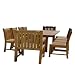 Teak 11 Piece Double Extended Table Set