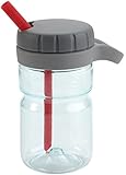 OXO Good Grips Twist Top Bottle, 12-Ounce, Clear/Red