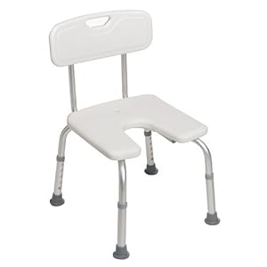 Duro Med Blow Molded Bath Seat With Back