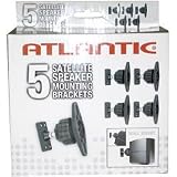 5PC Speaker Brackets Black