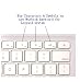 Rasfox White Preprint KeyBoard Skin For 13" MacBook(Leopard) image 2