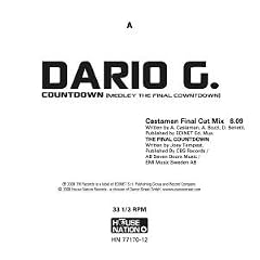 Countdown by Dario G. (Vinyl - 2008) - Import
