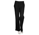 Denim & Co Modern Waist Denim Trousers with Contrast Top Stitching