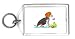 Keychain with dog, beagle, fruit, puppy