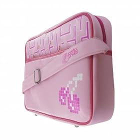 Retro Games sac � bandouli�re Pixel Cherry Rose