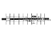 Micro-Trains N Scale #1202 50' Underbody Subframes (6 per pack)