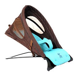 Svan Baby Bouncer '09 - Chocolate and Turquoise
