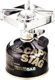 キャプテンスタッグ(CAPTAIN STAG) ポケットガスバーナーコンロ受皿付<圧電点火装置付>(ケース付) M-8810