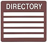 [Itm] 10-Slot Directory 18 1/2 x 12 1/2 [Acsry To]: Directory  Directional Sig... see description
