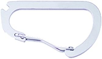 NikaGrace Personalized Laser Engraving on This Titanium Key Clip with Bicycle Wire Steel Mouth - Weigh Less Than One Ounce