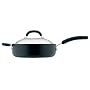 Circulon 2 Hard Anodised Covered Saute Pan with Helper Handle, 28 cm