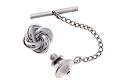 Sterling Silver Knot Tie Tack