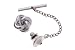 Sterling Silver Knot Tie Tack