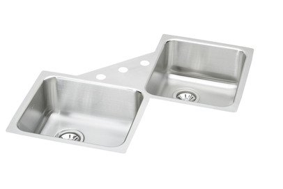 Elkay ELUH3232 Avado Lustertone Undermount Sink, Stainless Steel