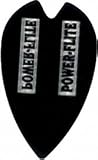 Bull s Dart-Flight Power, Retro-Form, Farbe: Schwarz