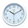 10" WHT Plas Wall Clock