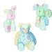 Daisy Kingdom Chenille Snuggles Wallies Wallpaper Cut Outs