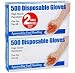 500 Disposable Gloves - 2/ 500 ct.