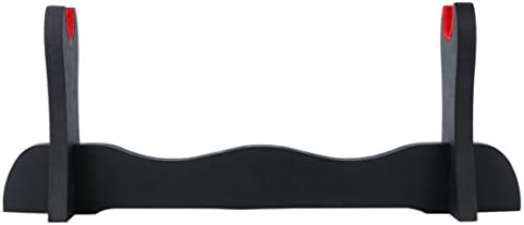 Chihko Wood Padded Desk Display Single sword stand Holder For Japanese Samurai Sword Katana Wakizashi Tanto Holder