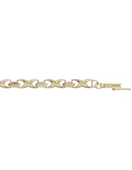 Black Hills Gold Jewelry by Coleman 7 1/4 Inch Gold Bracelet