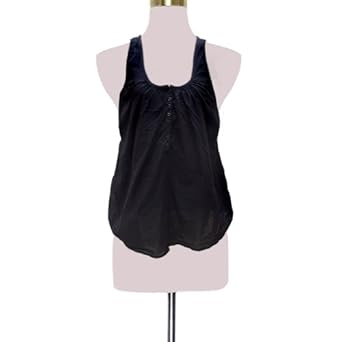 Handmade Semi Opaque Casual Cotton Ladies Top With Backside Adjustable String 