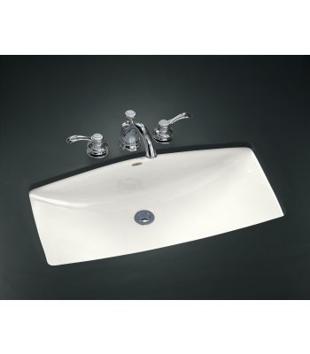 KOHLER K-2885-8U-0 Man-Foots Lav Undercounter Lavatory, White
