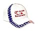 Give Blood Tease a Polish Lowland Sheepdog Adult USA Flag Hat / Cap