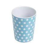 Set of 4 Melamine Retro Spot Beakers - BLUE  from ILLUSTRATED LIVING