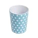Set of 4 Melamine Polka Dot Beakers/Cups - BLUE