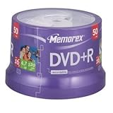 Memorex 16x DVD+R Media