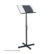 Safco 8921GR Gray Adjustable Speaker Stand Safco 8921GR Gray Adjustable Speaker Stand