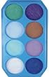 JUMBO 2 - Face Painting Palette with 8 Large 18ml Size Colors Water-Based, Easy-On & Easy-Off and Non-Toxic