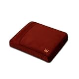 Sony Vaio X 11.6 Netbook CaseCrown Faux Suede Protective Sleeve with Shoulder Strap and Pocket - Tomato Red