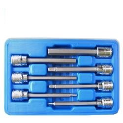 7 Pc Neiko 3/8in. Extra Long Hex Bit Set MM