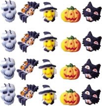 Halloween Cakes Cupcakes Cookies - Assprtment of 20 Mini Fright Assortment Edible Hard... by Lucks