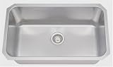 Extra Large Single Bowl Stainless Steel Undermount Kitchen Sink 30 X 18 X 11