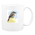Mug with leipoa, builder, mallee, fowl, mound, birds, moundbird, scrub, ocellata, lowan