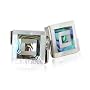 Abalone & Mother of Pearl Silver Cufflinks with Presentation Box